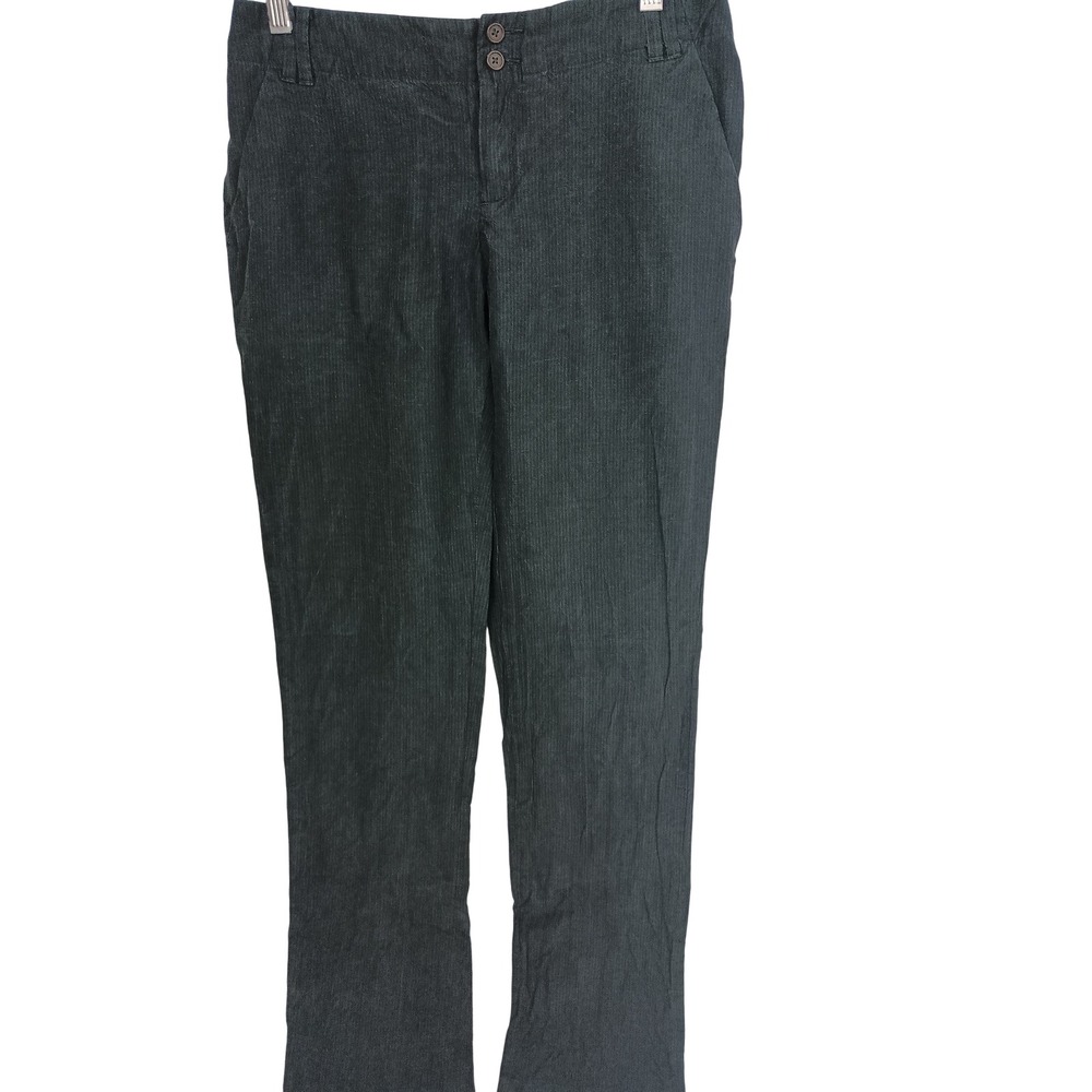 Banana Republic Ryan Fit Dark Gray‎ Pinstripe work business Pants Women's Size 2